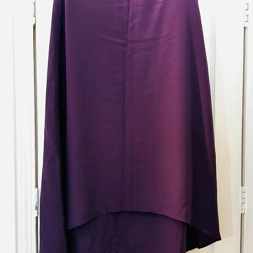 The Limited High-Low Skirt in Deep Purple